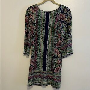 Lilly Pulitzer Navy and Green Floral Dress